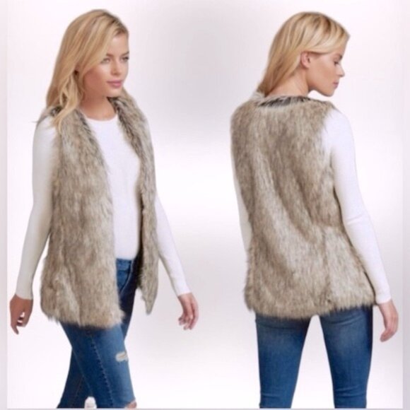 Dynamite Faux Fur Vest - Picture 7 of 8